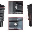 Поддон с укрытием для еврокубов CGM1-1000